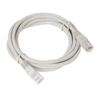 Cablu patch cord UTP Cat5e RJ45 AWG26 litat CCA 2m gri GEMBIRD PP12-2M