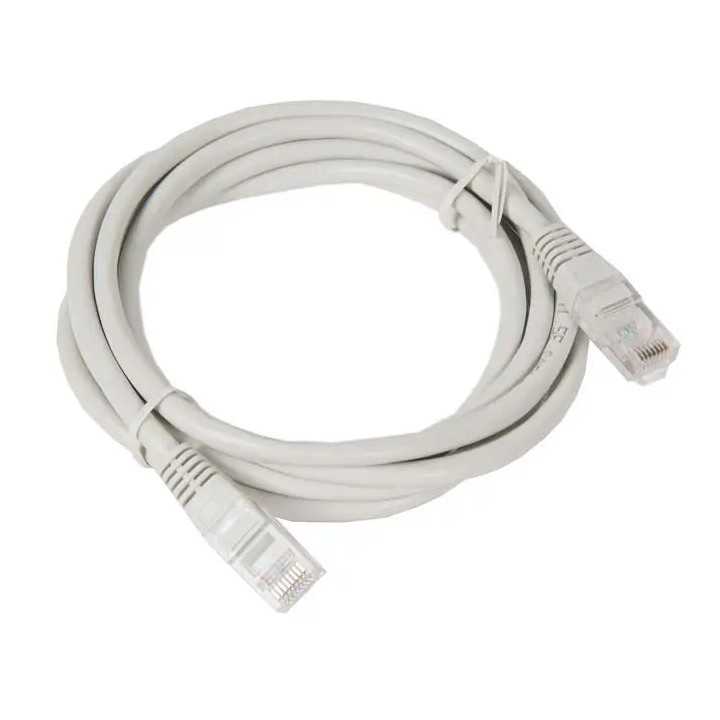 Cablu patch cord UTP Cat5e RJ45 AWG26 litat CCA 2m gri GEMBIRD PP12-2M
