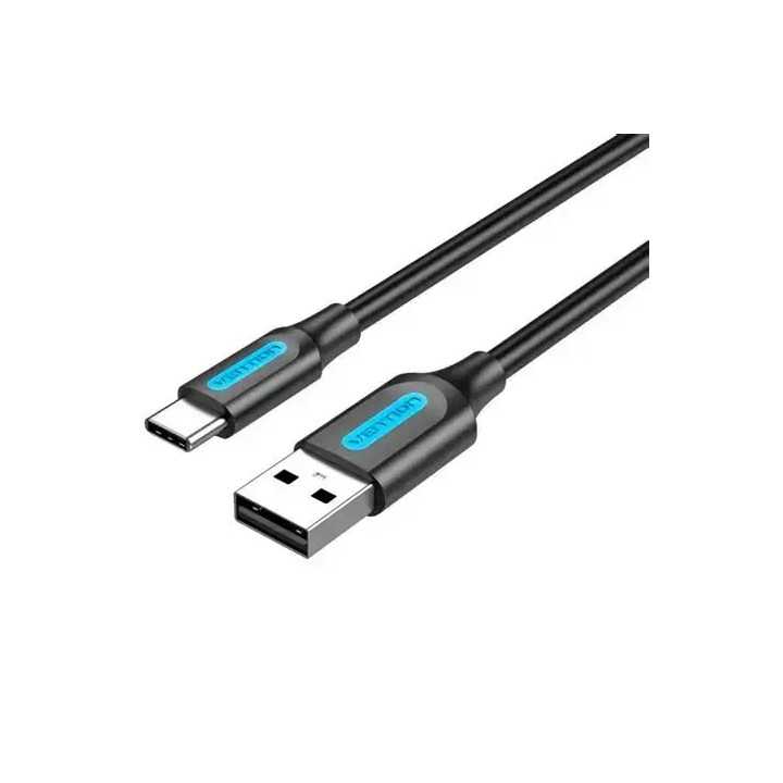 Cablu USB 2.0 A mufa - USB C mufa nichelat 0.25m VENTION COKBC