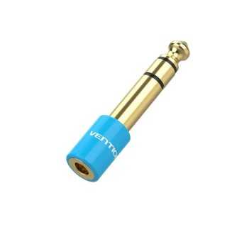 Adaptor stereo audio Jack 3.5 mm soclu - Jack 6.3mm mufa aurit VENTION VAB-S01-L
