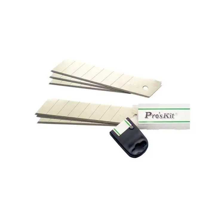 Set 10 lame pentru cutter 18mm x 100mm Proskit DK-2039-B10