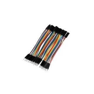 Set cabluri breadboard 2.54mm tata-mama 40 pini 0.63mm 10cm GBC ADZ000320