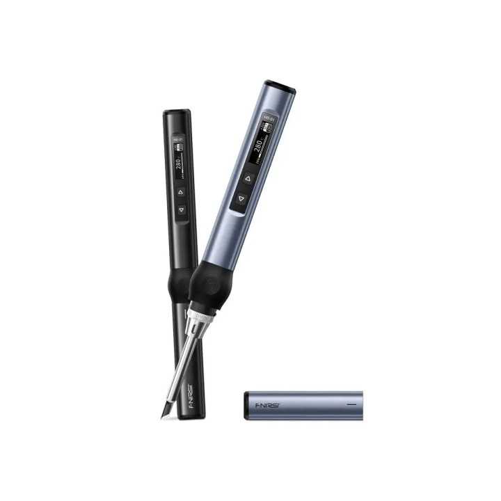 Ciocan de lipit 65W afisaj digital cu acumulator /USB-C varf BC2 FNIRSI HS-01
