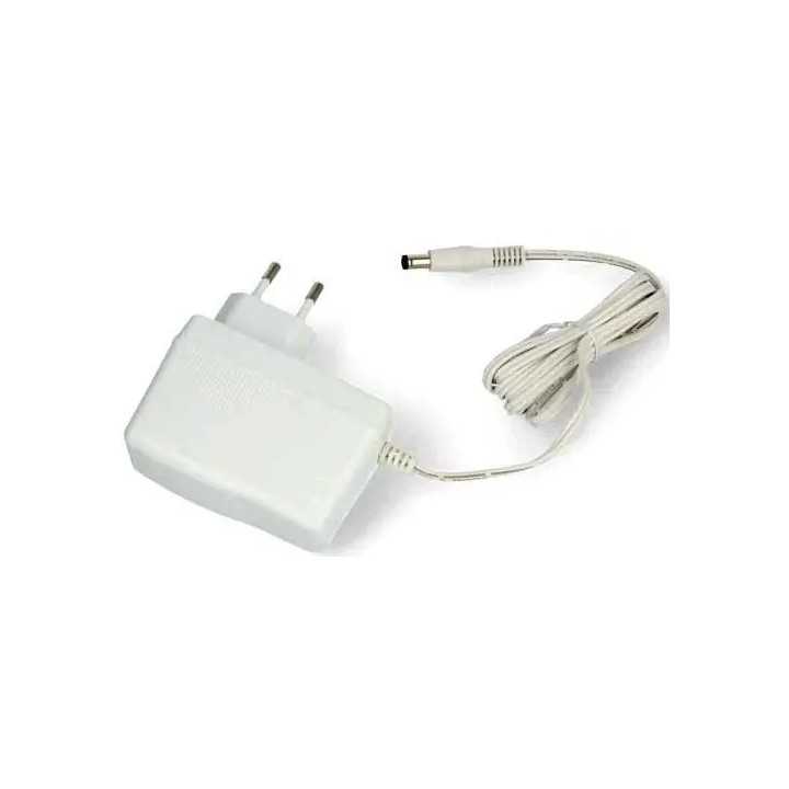 Alimentator SMPS in comutatie AC/DC 12V 2.5A 2500mA pentru camere cu mufa 5.5x2.1mm alb cablu DC 150cm