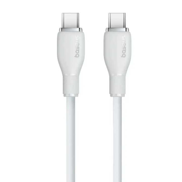 Cablu alimentare si date Baseus Pudding P10355702221-01 Fast Charging Data USB Type-C la USB Type-C 100W 2m alb