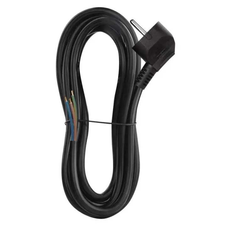 Cablu de alimentare EMOS S18323 flexibil izolatie PVC 3x1.5mm2 3m negru