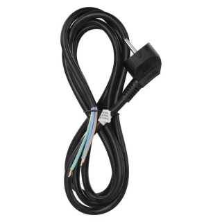Cablu de alimentare EMOS S18322 flexibil izolatie PVC 3x1.5mm2 2m negru
