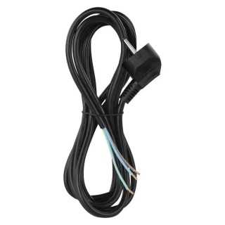 Cablu de alimentare EMOS S18373 flexibil izolatie PVC 3 0.75mm2 3m negru