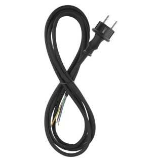 Cablu de alimentare EMOS S03130N flexibil izolatie cauciuc/neopren 3x1mm2 H05RN 3m negru