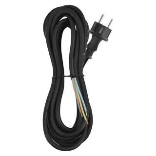 Cablu de alimentare EMOS S03250 nedetasabil flexibil izolatie cauciuc 3x1.5mm2 5m negru