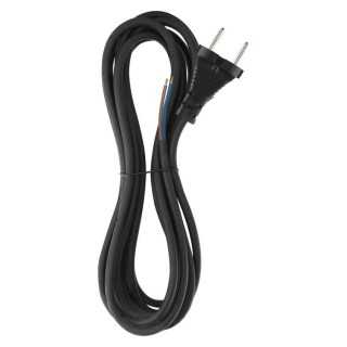 Cablu de alimentare EMOS S03050N 5m flexibil izolatie cauciuc /neopren 2x1mm2 H05RN negru
