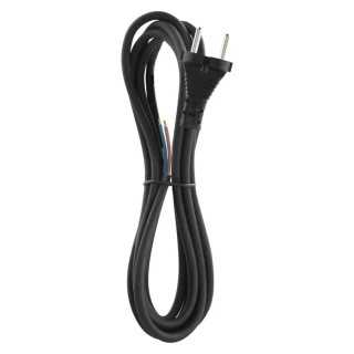Cablu de alimentare EMOS S03031N 3m flexibil izolatie cauciuc /neopren 2x1mm2 H07RN-F negru