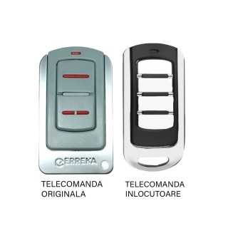 Telecomanda inlocuitoare poarta garaj Erreka Iris de doua si patru canale/ cod saritor/ 433.92MHz sau 868.35MHz (813)