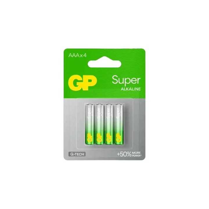 Baterii alcaline R3 AAA 4buc/blister Super GP