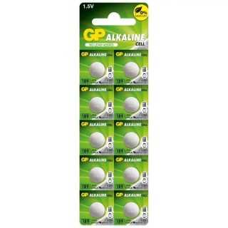 Baterie buton alcalina GP AG10 GP189 LR54 LR1130 1.5V 44mAh 11.6X3.05mm 1buc