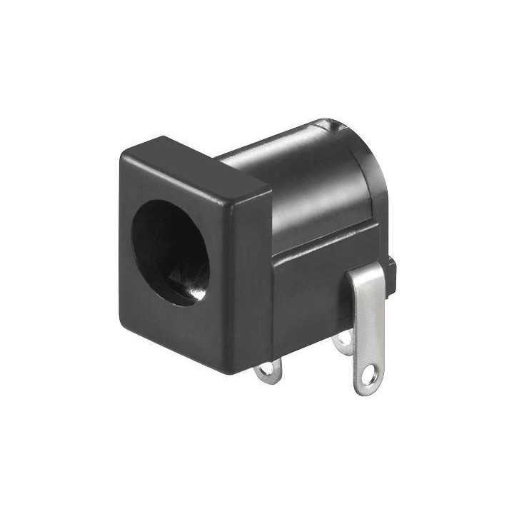 Mufa DC 90 grade interior 2.5mm mama cablaj Goobay