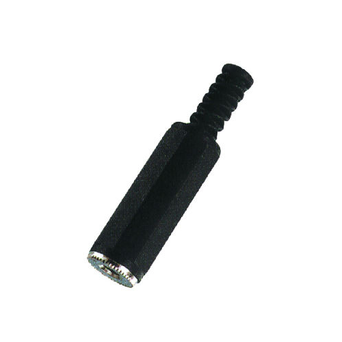 Mufa Jack 3.5 mm mama stereo cu protector cablu din plastic