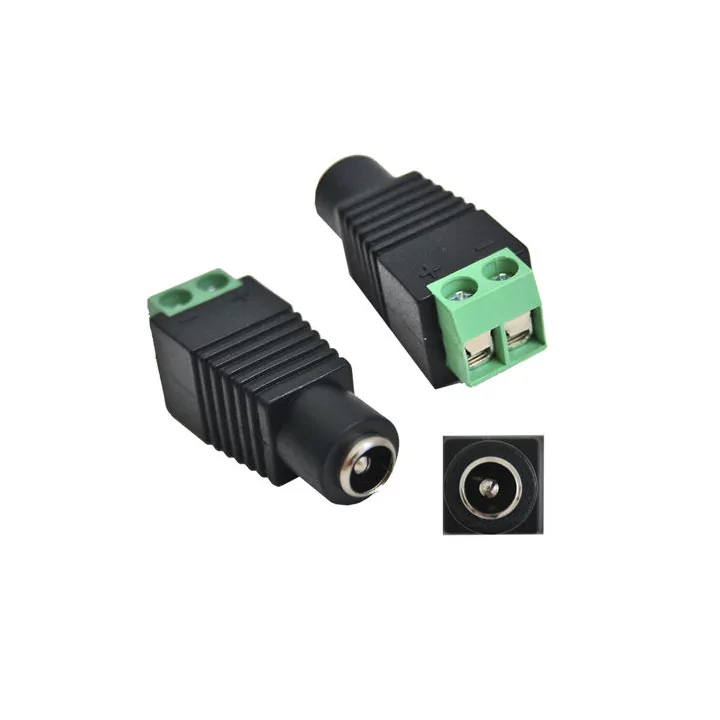 Mufa alimentare DC 2.1x5.5mm mama cu prindere rapida cu surub regleta