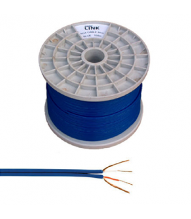 Cablu 2x RCA 3mm albastru Cabletech KAB0204