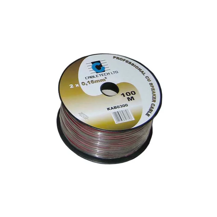 Cablu difuzor negru 1mm cupru Cabletech