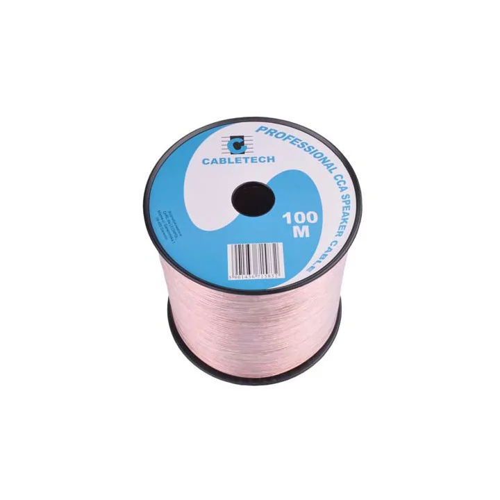 Cablu difuzor CCA 2x0.50mm transparent 1m Cabletech