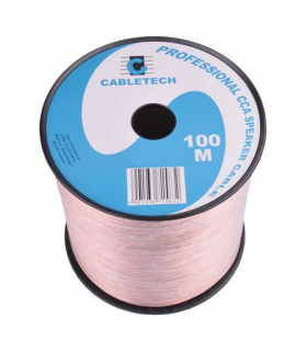 Cablu difuzor CCA 2x1.50mm transparent Cabletech KAB0358