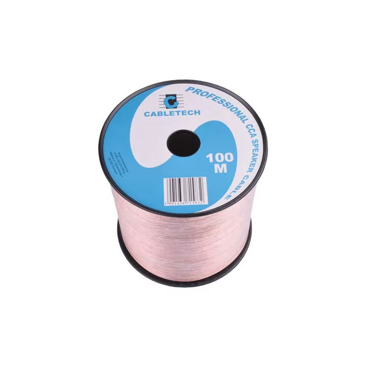 Cablu difuzor CCA 2x1.50mm transparent Cabletech KAB0358