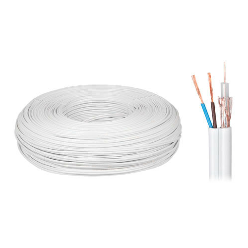 Cablu coaxial RG58 75 ohm cupru/cupru +2x0.5mm alimentare Elektrokabel