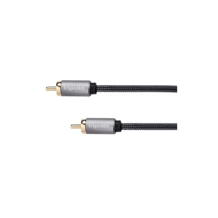 Cablu RCA 0.5m Profesional Kruger&Matz