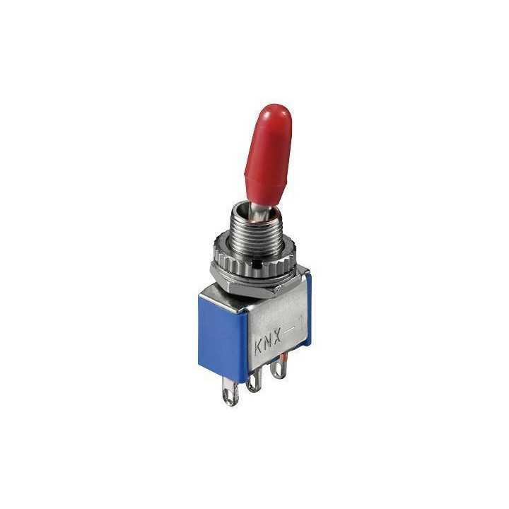 Comutator ON-ON 3 pini 12x6.5x9.5mm Goobay