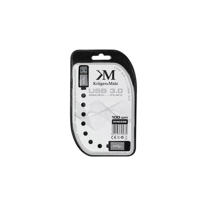 Cablu prelungitor USB 3.0 1m mama-tata Profesional Kruger&Matz