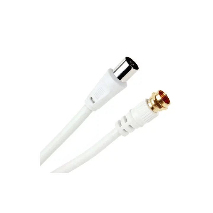 Cablu F la tv mama alb 1.5m