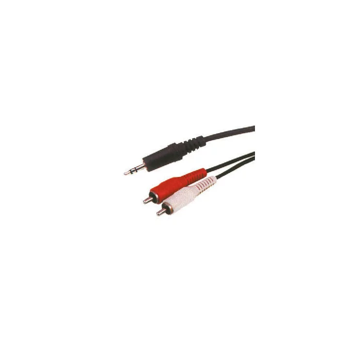 Cablu Jack stereo 3.5 mm la 2x RCA 15m Cabletech