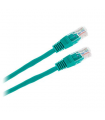 Cablu patchcord UTP verde 0.5m CCA Cabletech