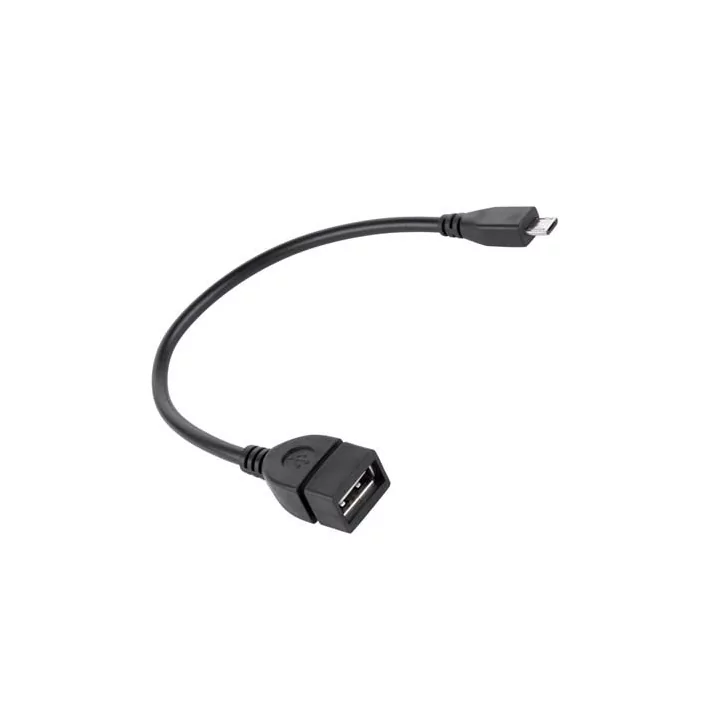 Cablu adaptor OTG USB A mama la micro USB tata 20cm Cabletech
