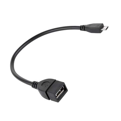 Cablu adaptor OTG USB A mama la micro USB tata 20cm Cabletech