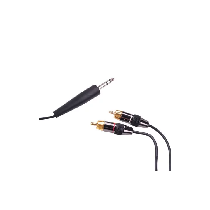 Cablu Jack 6.3 mm STEREO la 2x RCA 3m Cabletech