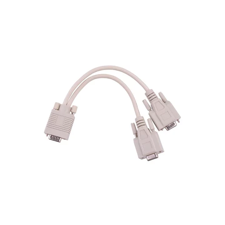 Cablu adaptor VGA la 2 VGA mama Cabletech