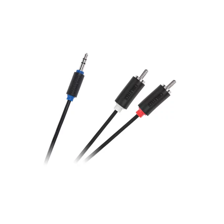Cablu Jack 3.5 mm la 2x RCA 5m Cabletech