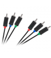 Cablu audio 3x RCA 1.8m Cabletech