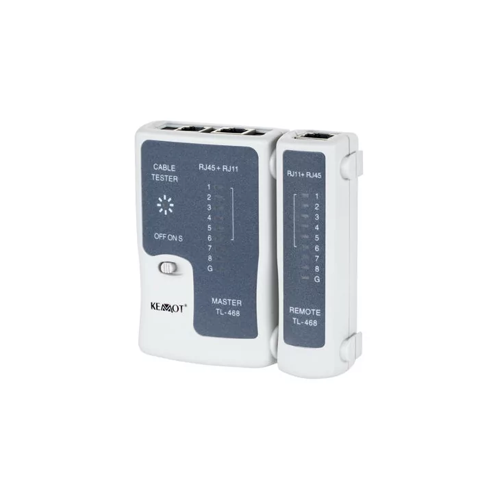 Tester cablu UTP RJ45 8p8c si telefon RJ11 4p4c Rebel