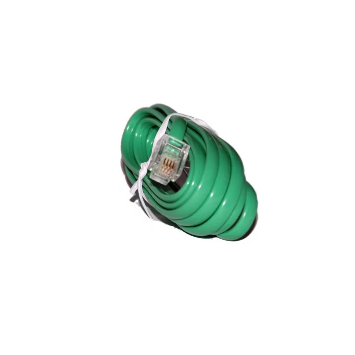 Cablu extensie telefonic verde 2m RJ11