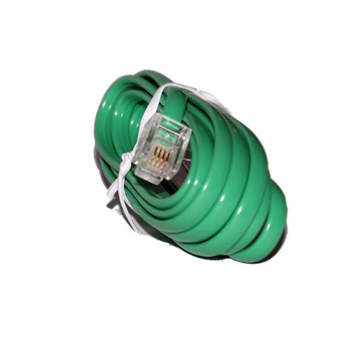 Cablu extensie telefonic verde 2m RJ11