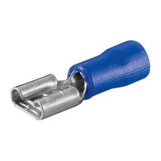 Conector mama 4.8x0.8mm albastru Goobay