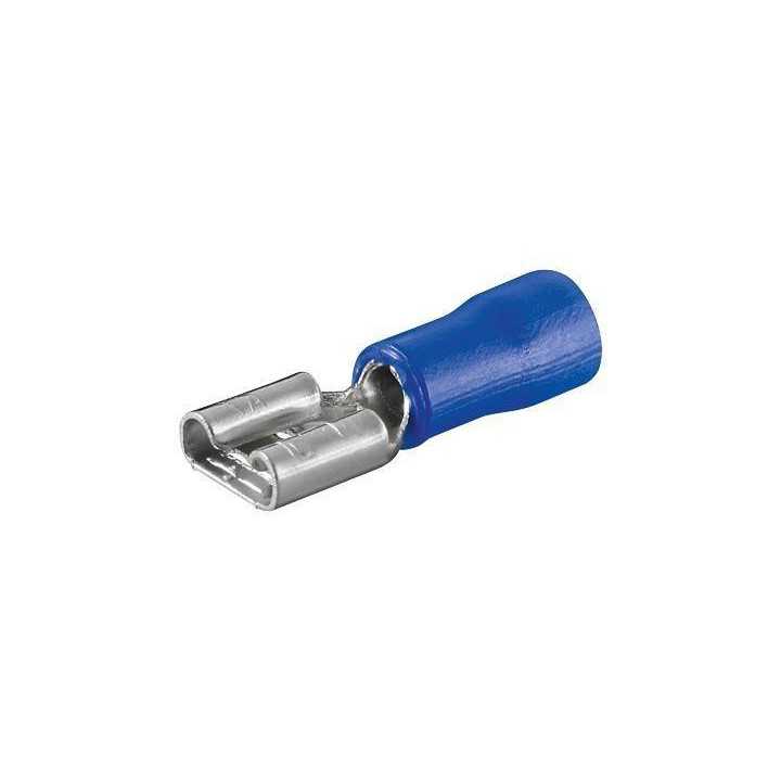 Conector mama albastru 6.4x0.8mm fixPoint