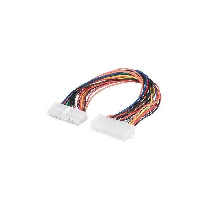 Cablu prelungitor 24 pini tata la 24 pini mama 30cm Goobay