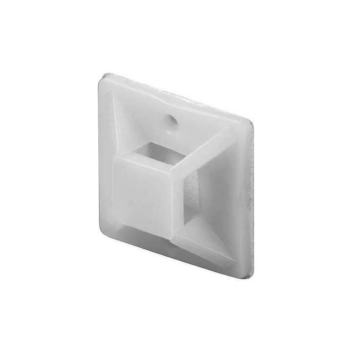 Suporti autoadezive pentru coliere plastic 19x19mm 100buc fixPoint