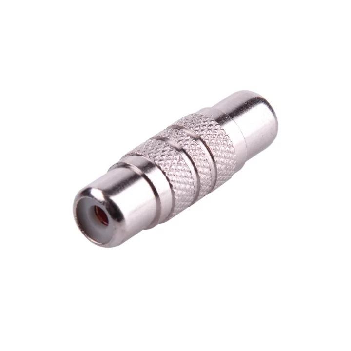 Adaptor prelungire RCA mama la RCA mama metalic