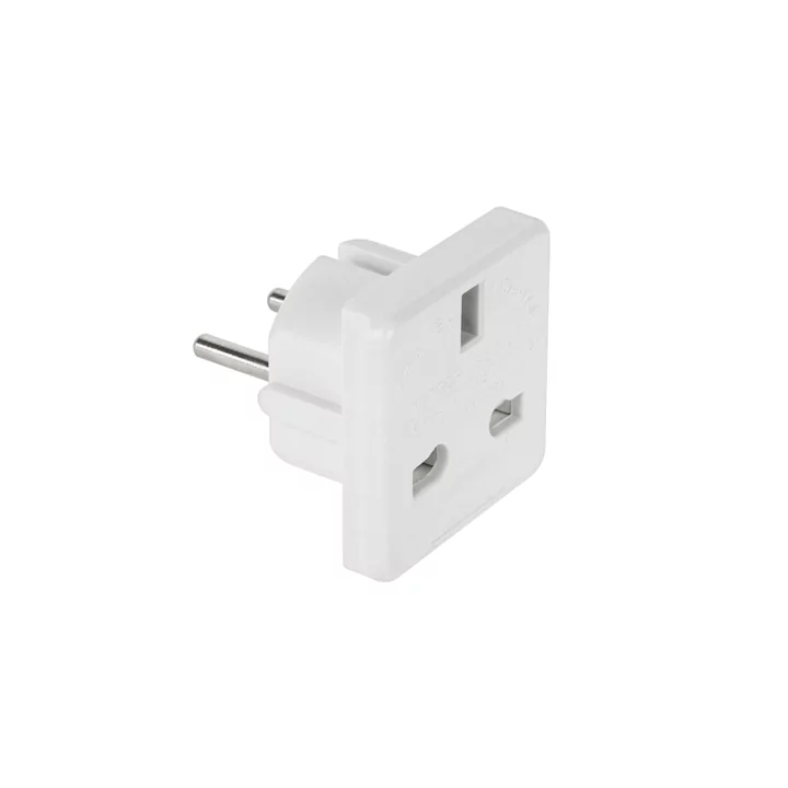 Adaptor tensiune uk alb