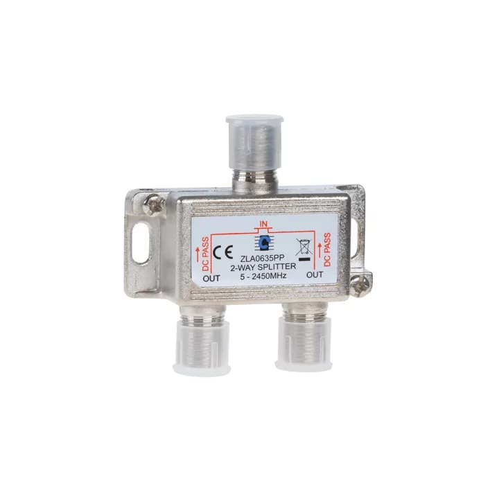 Spliter 2 cai 5-2450Mhz Power Pass Cabletech